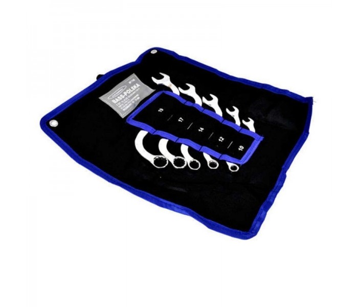 Klucze płasko oczkowe do alternatorów 10 - 19 mm` typu S` 5 szt. - Bass Polska