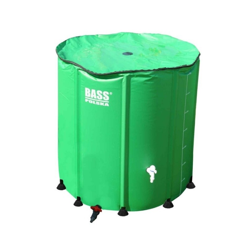 Beczka na wodę deszczową 1000 l` zielona - Bass Polska