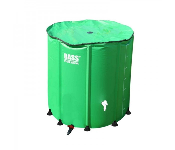 Beczka na wodę deszczową 1000 l` zielona - Bass Polska