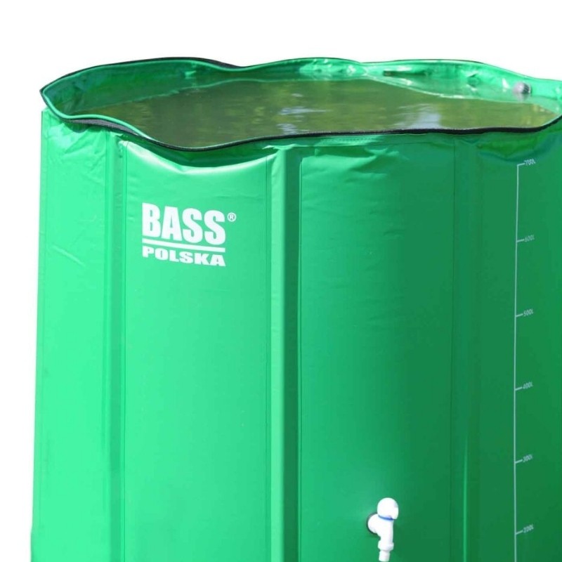 Beczka na wodę deszczową 1000 l` zielona - Bass Polska