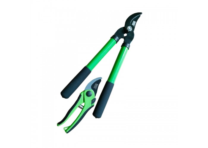 Sekator nożycowy do gałęzi i sekator ręczny` zestaw - Bass Polska