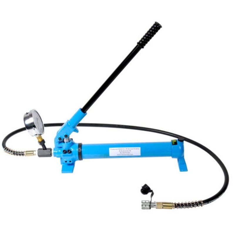 Pompa hydrauliczna do siłowników 700 bar` manometr - Bass Polska