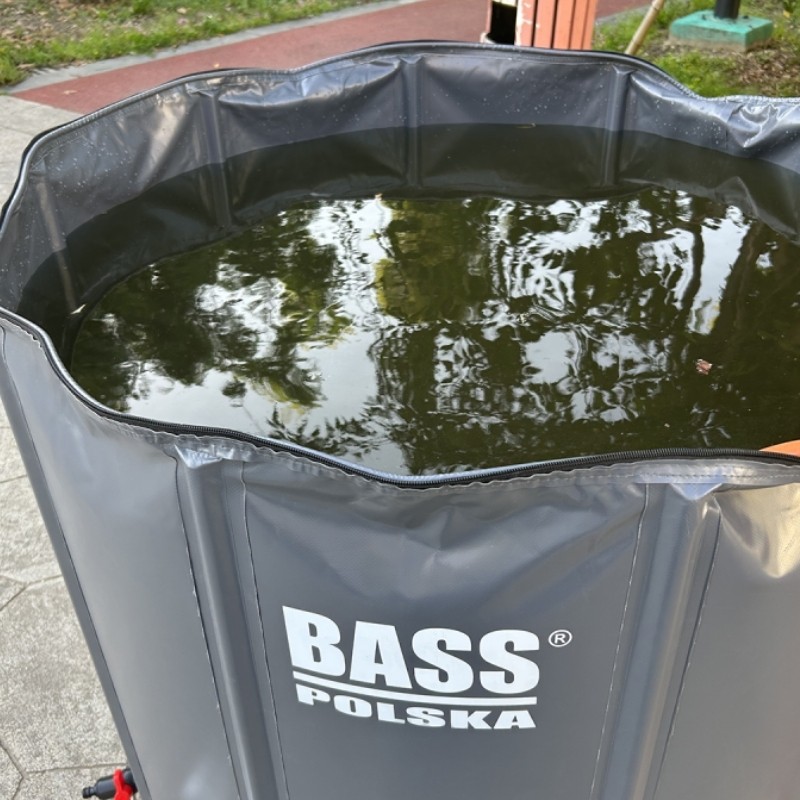 Beczka na wodę deszczową 500 l` szara - Bass Polska