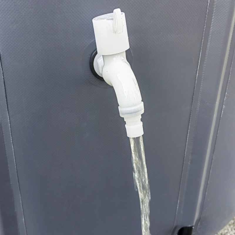 Beczka na wodę deszczową 500 l` szara - Bass Polska