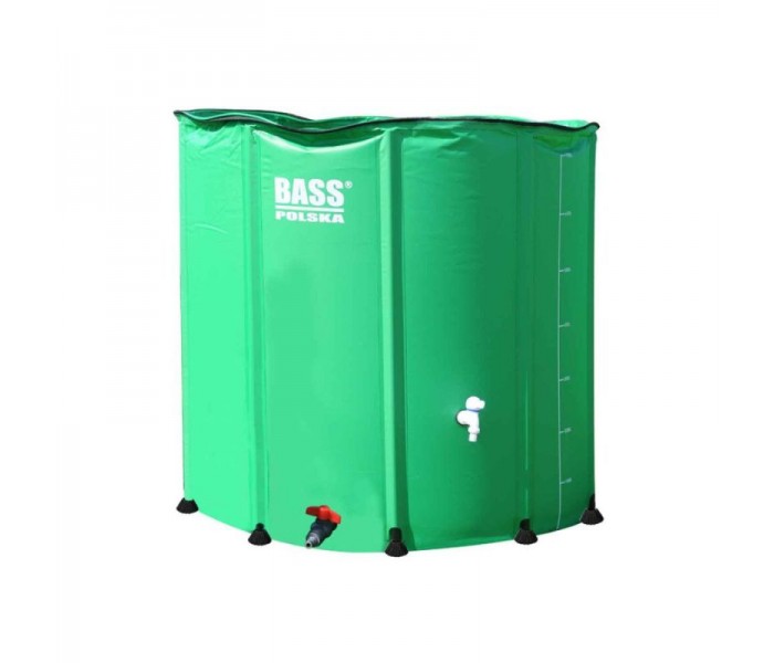 Beczka na wodę deszczową 750 l zielona - Bass Polska