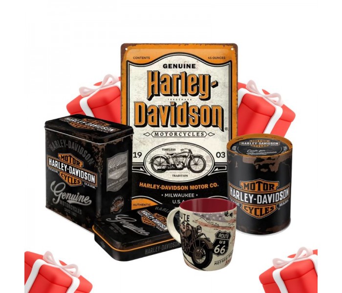Prezent na Walentynki dla Niego – Oryginalny Zestaw Harley-Davidson Genuine