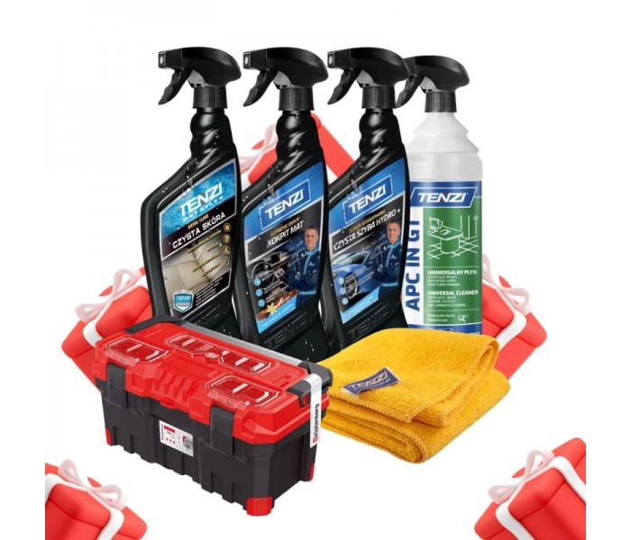 Prezent na Walentynki dla Niego – Praktyczny Zestaw do Czyszczenia Wnętrza Auta TENZI