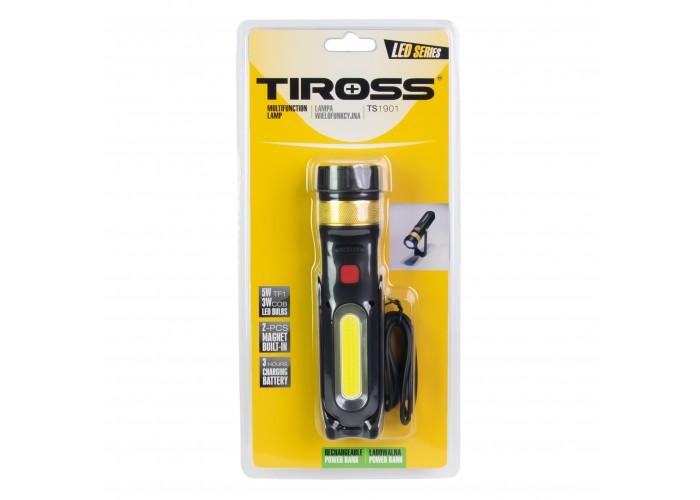 TIROSS TS1901 Latarka LED powerbank