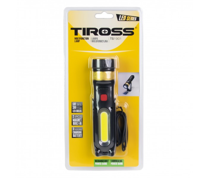 TIROSS TS1901 Latarka LED powerbank