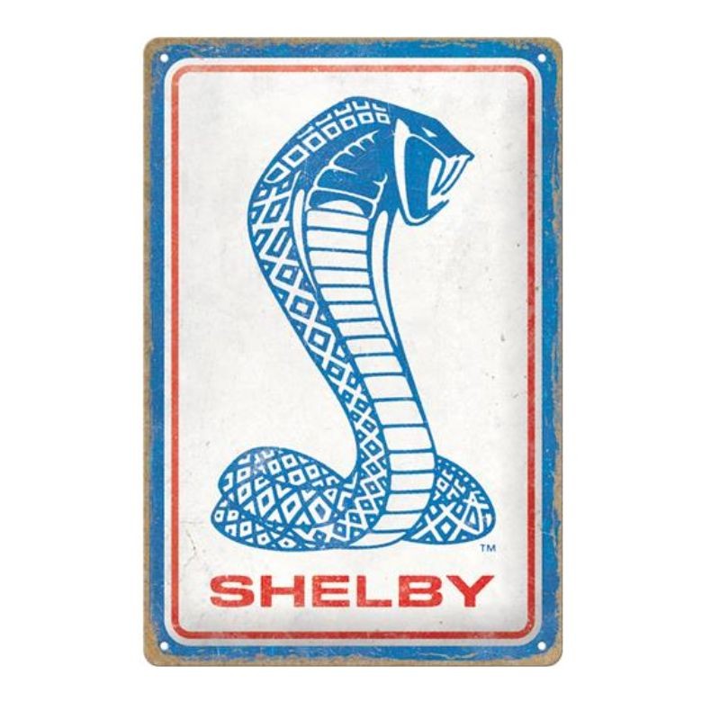 Nostalgic Art 22442 Plakat 20x30 Shelby Cobra Snake