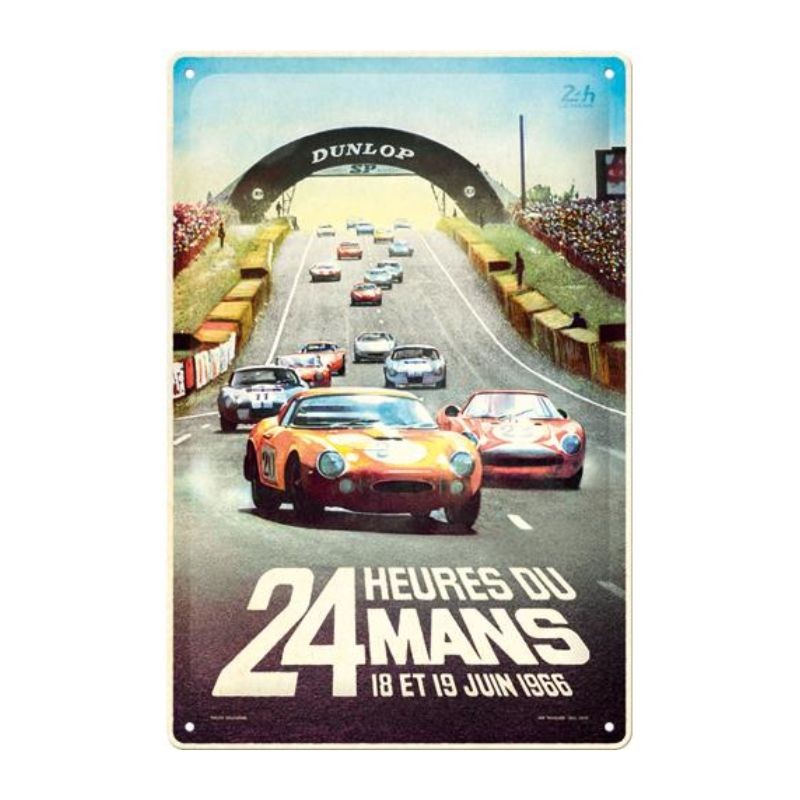 Nostalgic Art 22446 Plakat 20x30 Le Mans Racing Poster