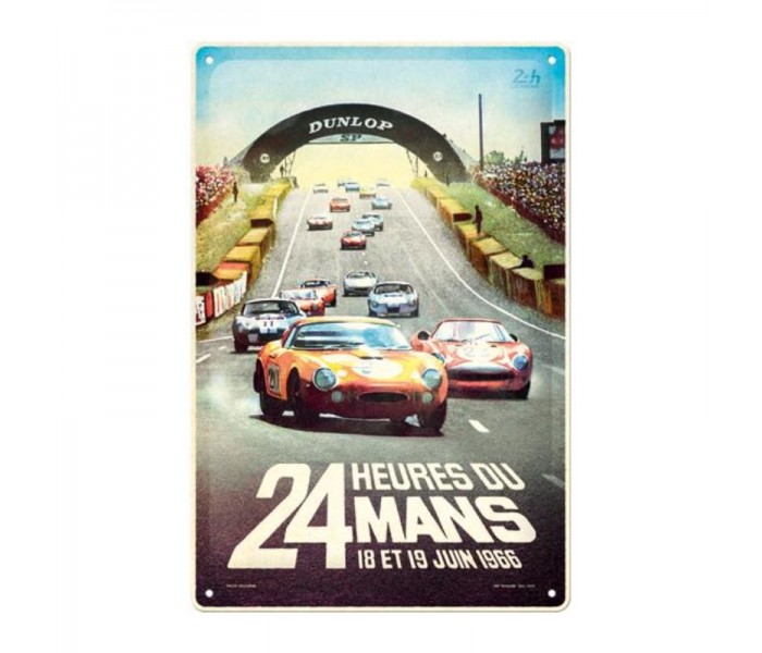 Nostalgic Art 22446 Plakat 20x30 Le Mans Racing Poster