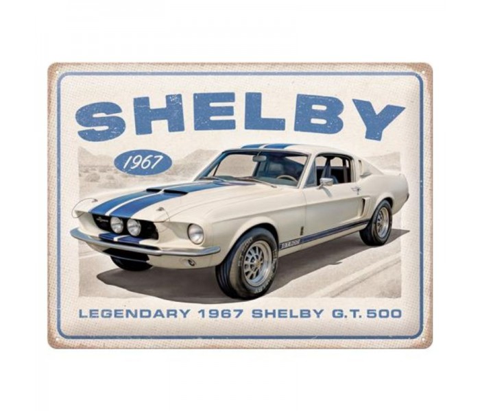 Nostalgic Art 23380 Plakat 30x40 Shelby 1967 GT500