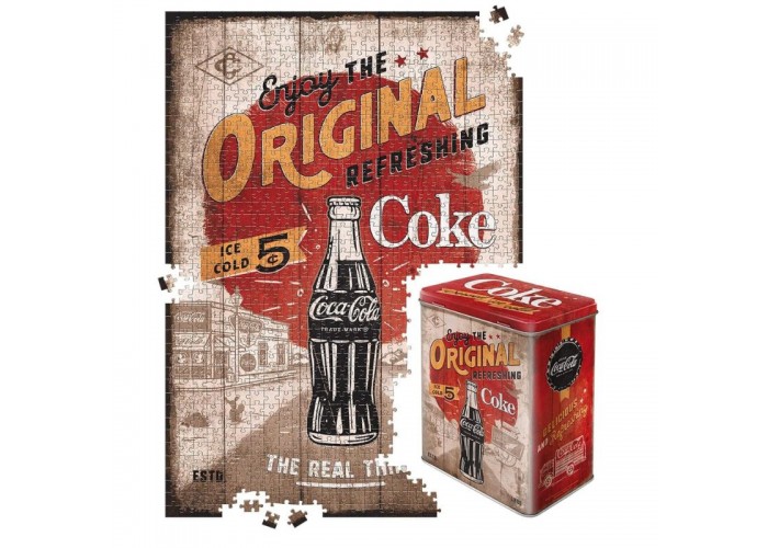 Nostalgic Art 56006 Puszka L Puzzle Coca-Cola Original Coke