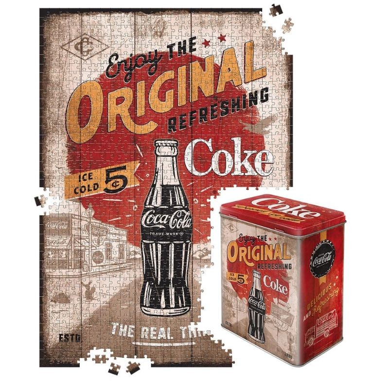 Nostalgic Art 56006 Puszka L Puzzle Coca-Cola Original Coke