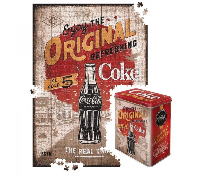 Nostalgic Art 56006 Puszka L Puzzle Coca-Cola Original Coke