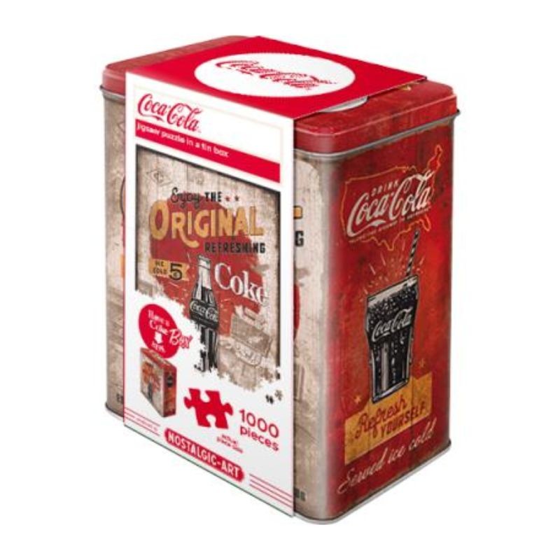 Nostalgic Art 56006 Puszka L Puzzle Coca-Cola Original Coke