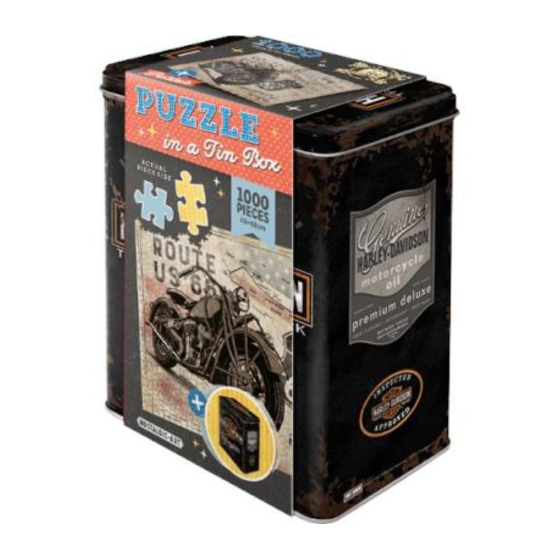 Nostalgic Art 56008 Puszka L Puzzle H-D Route 66 Map 3