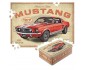 Nostalgic Art 56010 Puszka Puzzle Ford Mustang GT 1967 Red