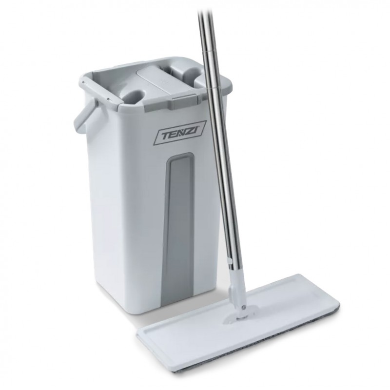 Mop do podłóg TENZI TA0009 – płaski mop z wiadrem i wyciskaczem