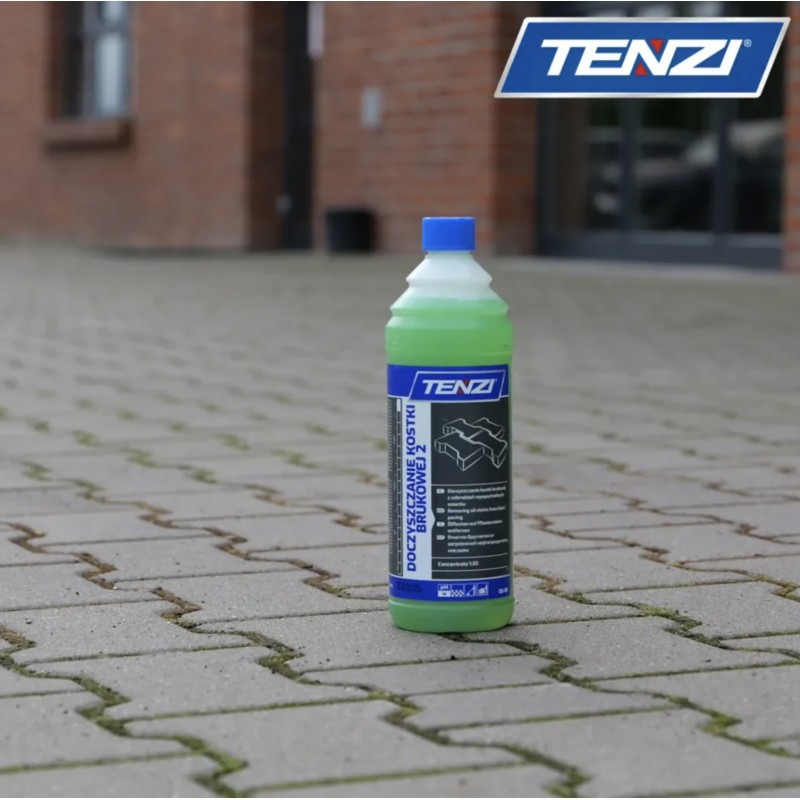 TENZI DOCZYSZCZANIE KOSTKI BRUKOWEJ 2 – płyn do czyszczenia kostki brukowej 1 L