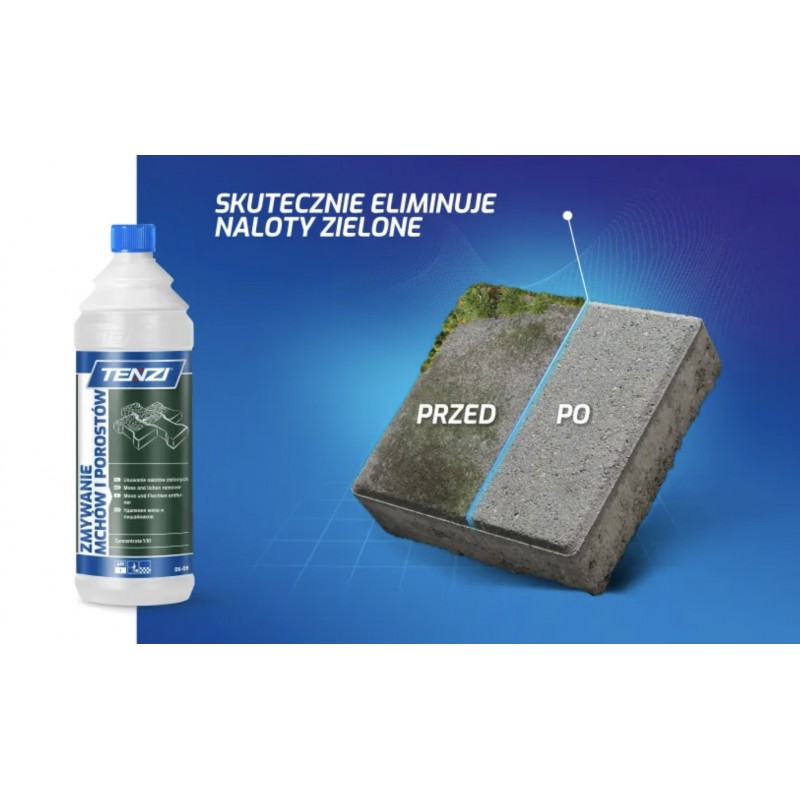 TENZI Zmywanie mchów i porostów – skuteczne usuwanie mchu i &nbsp;nalotów 1L