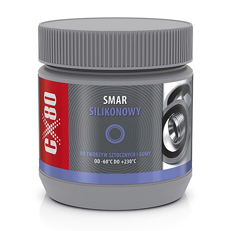 Smar silikonowy 500g NSF do uszczelek gumy i tworzyw