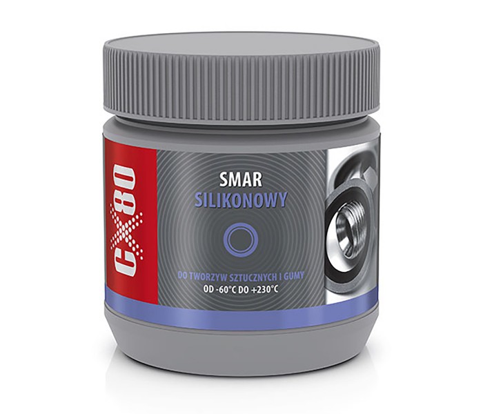 Smar silikonowy 500g NSF do uszczelek gumy i tworzyw