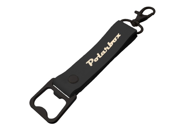 Czarny otwieracz z brelokiem Polarbox 9469-3