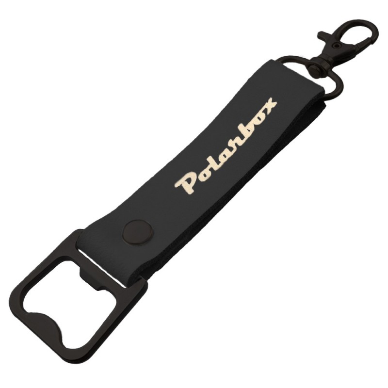 Czarny otwieracz z brelokiem Polarbox 9469-3