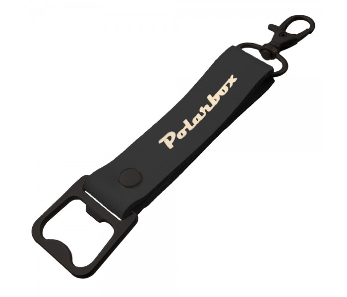 Czarny otwieracz z brelokiem Polarbox 9469-3