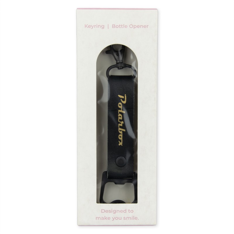 Czarny otwieracz z brelokiem Polarbox 9469-3