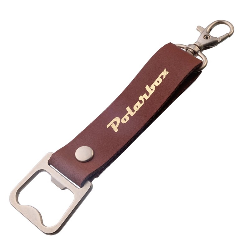 Brązowy otwieracz z brelokiem Polarbox Classic 9469-2