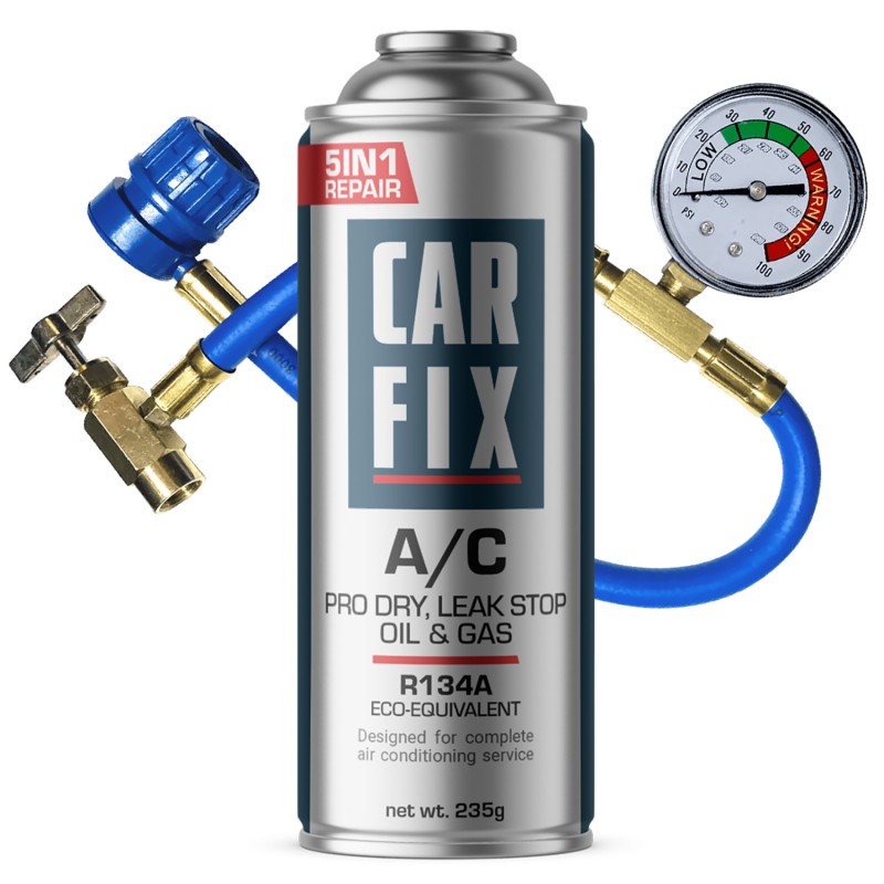 CarFix R134a zestaw do nabijania klimatyzacji z manometrem