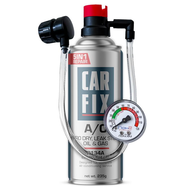 CarFix HOBBY R134a zestaw do nabijania klimatyzacji z przewodem jednorazowym