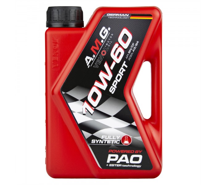 A.M.G. VENOL FULLY SYNTHETIC SPORT SN CF 10W-60 1L