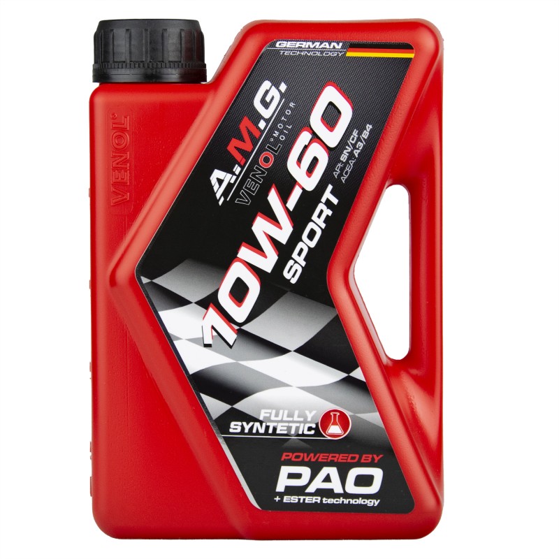 A.M.G. VENOL FULLY SYNTHETIC SPORT SN CF 10W-60 4L