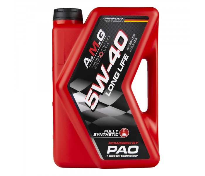 A.M.G. VENOL FULLY SYNTHETIC LONG LIFE SP CF 5W-40 4L