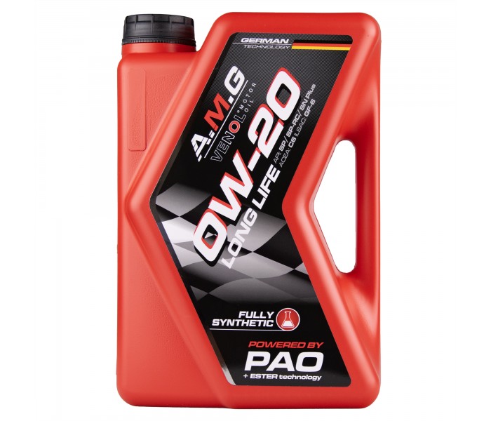 A.M.G. VENOL FULLY SYNTHETIC LONG LIFE SP CF 0W-20 4L 