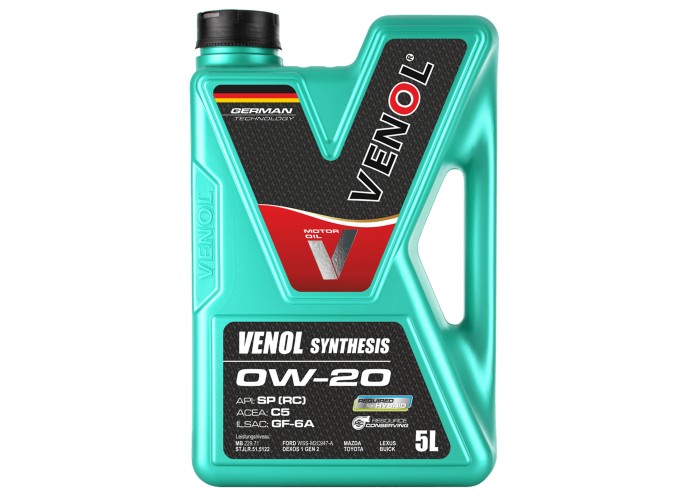 VENOL SYNTHESIS 0W20 SP (RC) C5 GF-6A 5L V