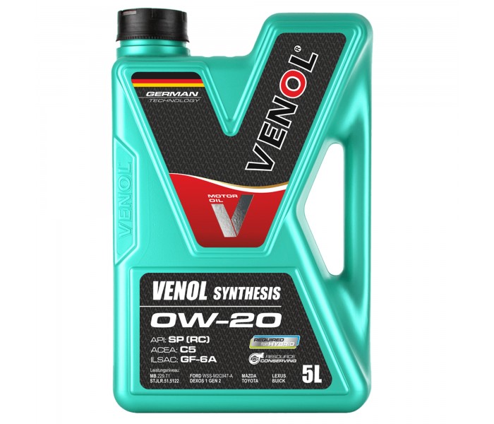 VENOL SYNTHESIS 0W20 SP (RC) C5 GF-6A 5L V