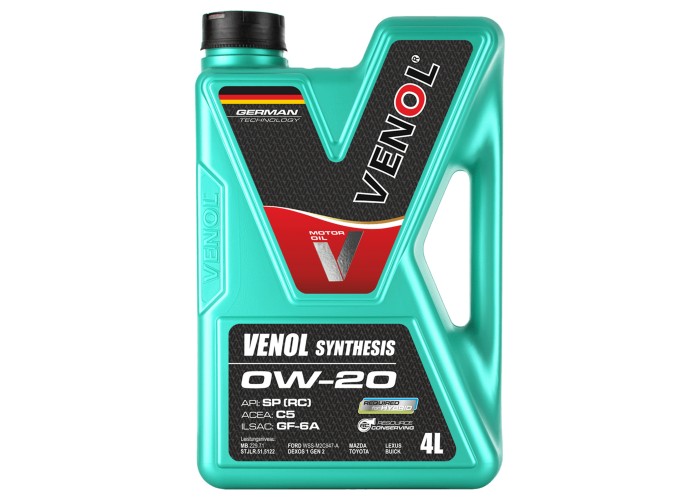VENOL Synthesis 0W20 4L olej silnikowy SP RC C5 GF6A