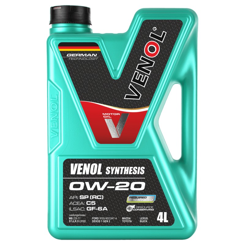 VENOL Synthesis 0W20 4L olej silnikowy SP RC C5 GF6A