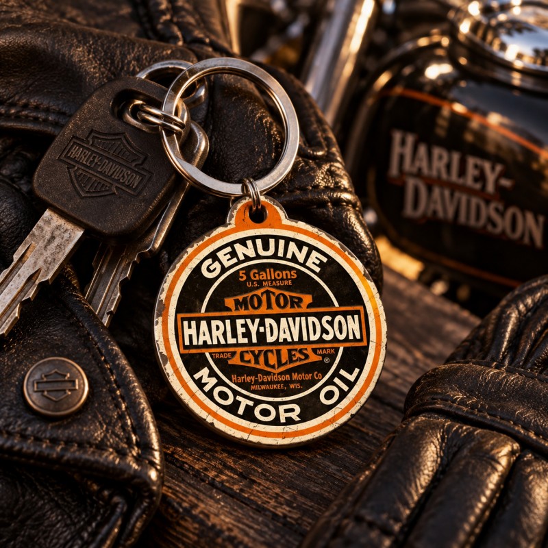 Brelok Harley Davidson Genuine Motor - Nostalgic Art 48053