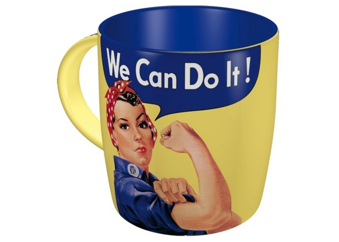 Kubek ceramiczny We Can Do It 340 ml - Nostalgic Art 43013