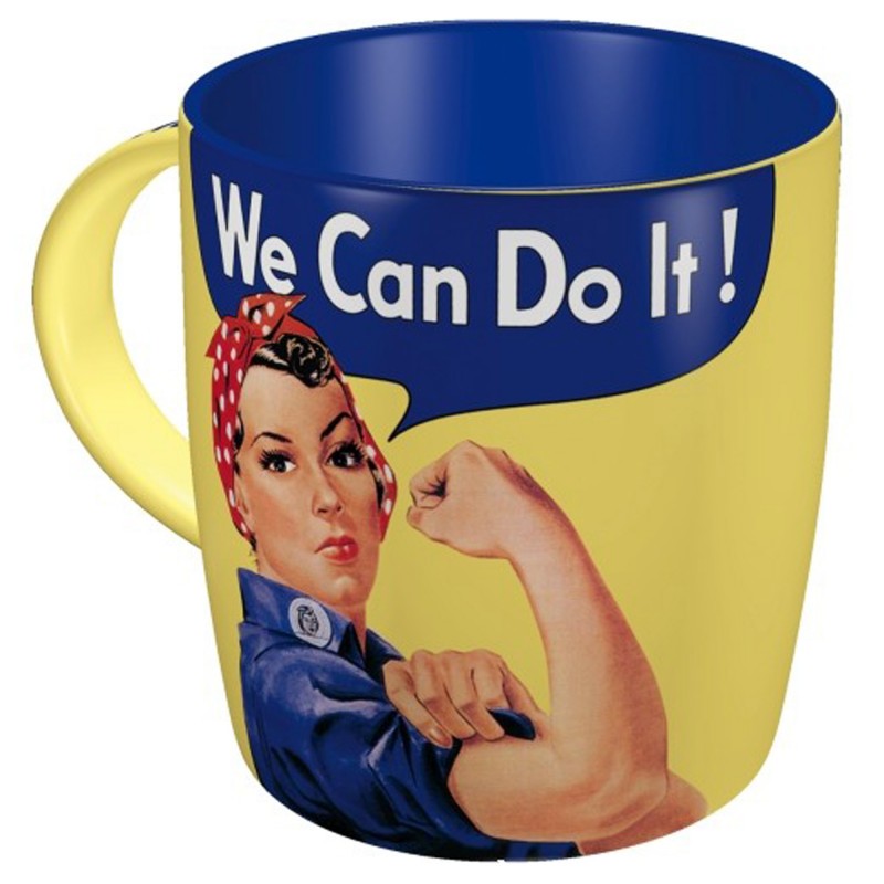 Kubek ceramiczny We Can Do It 340 ml - Nostalgic Art 43013