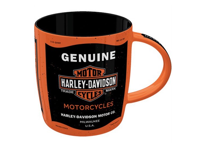 Kubek Harley Davidson Genuine Motorcycles 340 ml - Nostalgic Art 43413