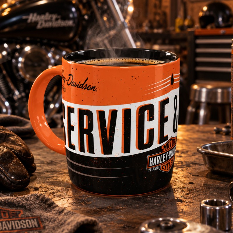 Kubek Harley Davidson Service 340 ml - Nostalgic Art 43414