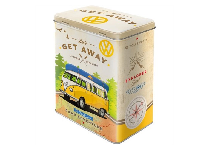 Pojemnik na kawę L VW Bulli Let Get Away 3L - Nostalgic Art 30136