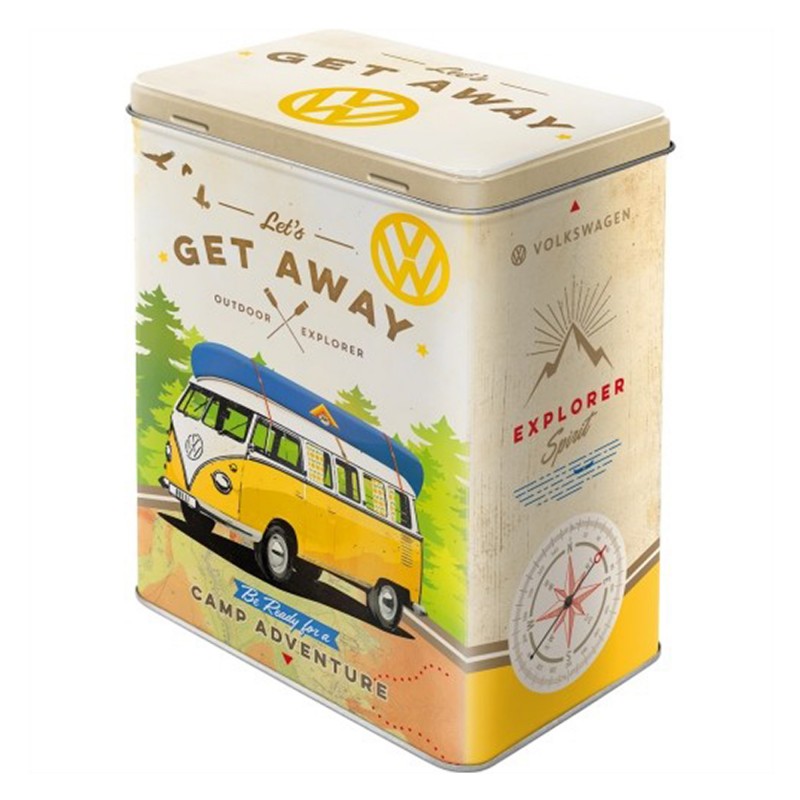 Pojemnik na kawę L VW Bulli Let Get Away 3L - Nostalgic Art 30136